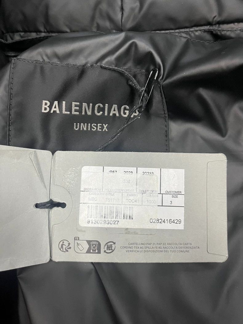 Balenciaga Balenciaga Black Puffer Jacket 23SS - dmc Size US L / EU 52-54 / 3 - 4 Thumbnail