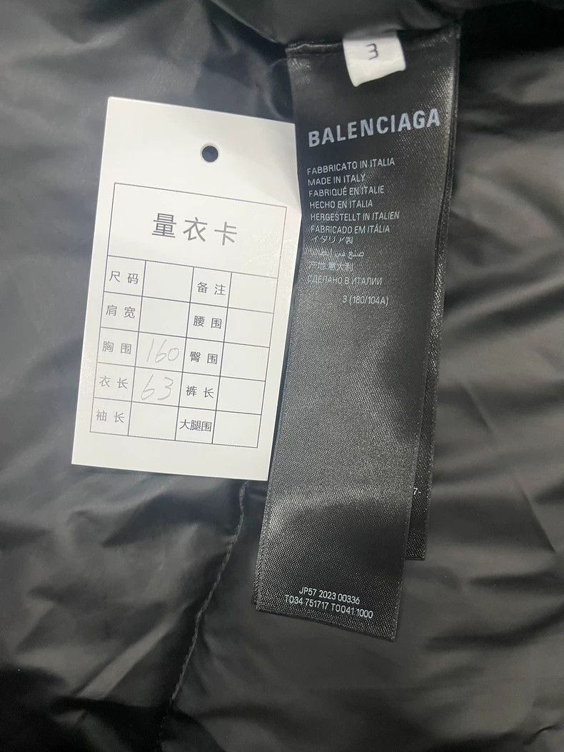 Balenciaga Balenciaga Black Puffer Jacket 23SS - dmc Size US L / EU 52-54 / 3 - 5 Thumbnail