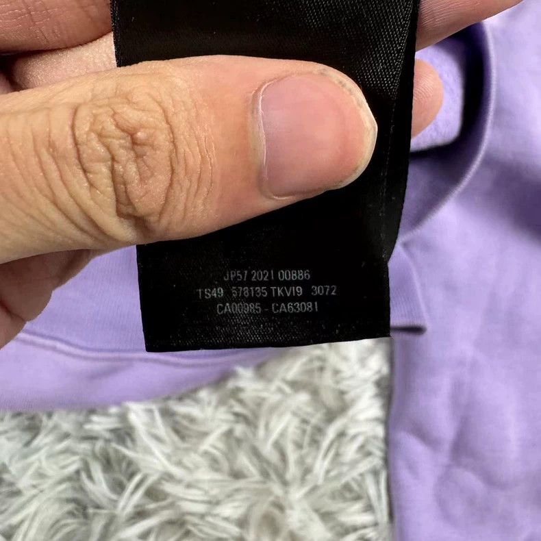 Balenciaga Balenciaga Purple Embroidered Hoodie for Men - dmc Size US XS / EU 42 / 0 - 7 Thumbnail
