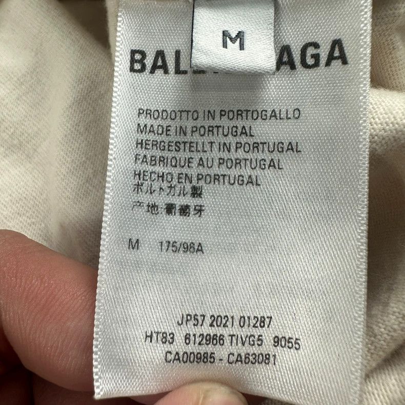 Balenciaga Balenciaga Blue Logo Short Sleeve T-Shirt - dmc Size US S / EU 44-46 / 1 - 5 Thumbnail