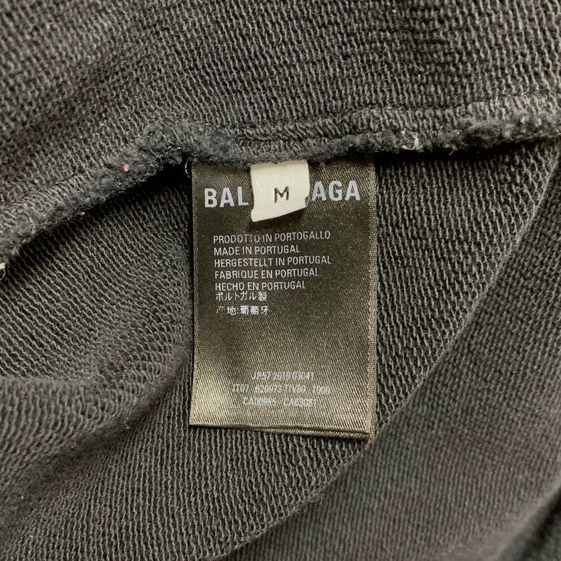 Balenciaga Balenciaga Logo Print Hoodie in Size M - dmc Size US M / EU 48-50 / 2 - 3 Thumbnail