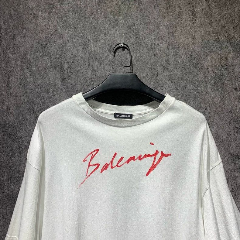Balenciaga Balenciaga Short Sleeve T-Shirt with Logo - dmc Size US S / EU 44-46 / 1 - 3 Thumbnail