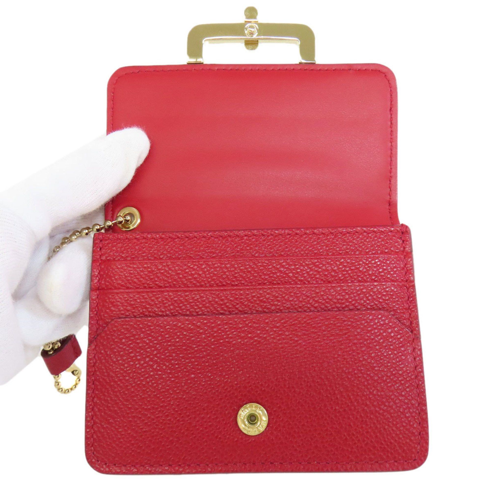Bally BALLY Business Card Holder/Card Case Leather Women's Size ONE SIZE - 4 Thumbnail