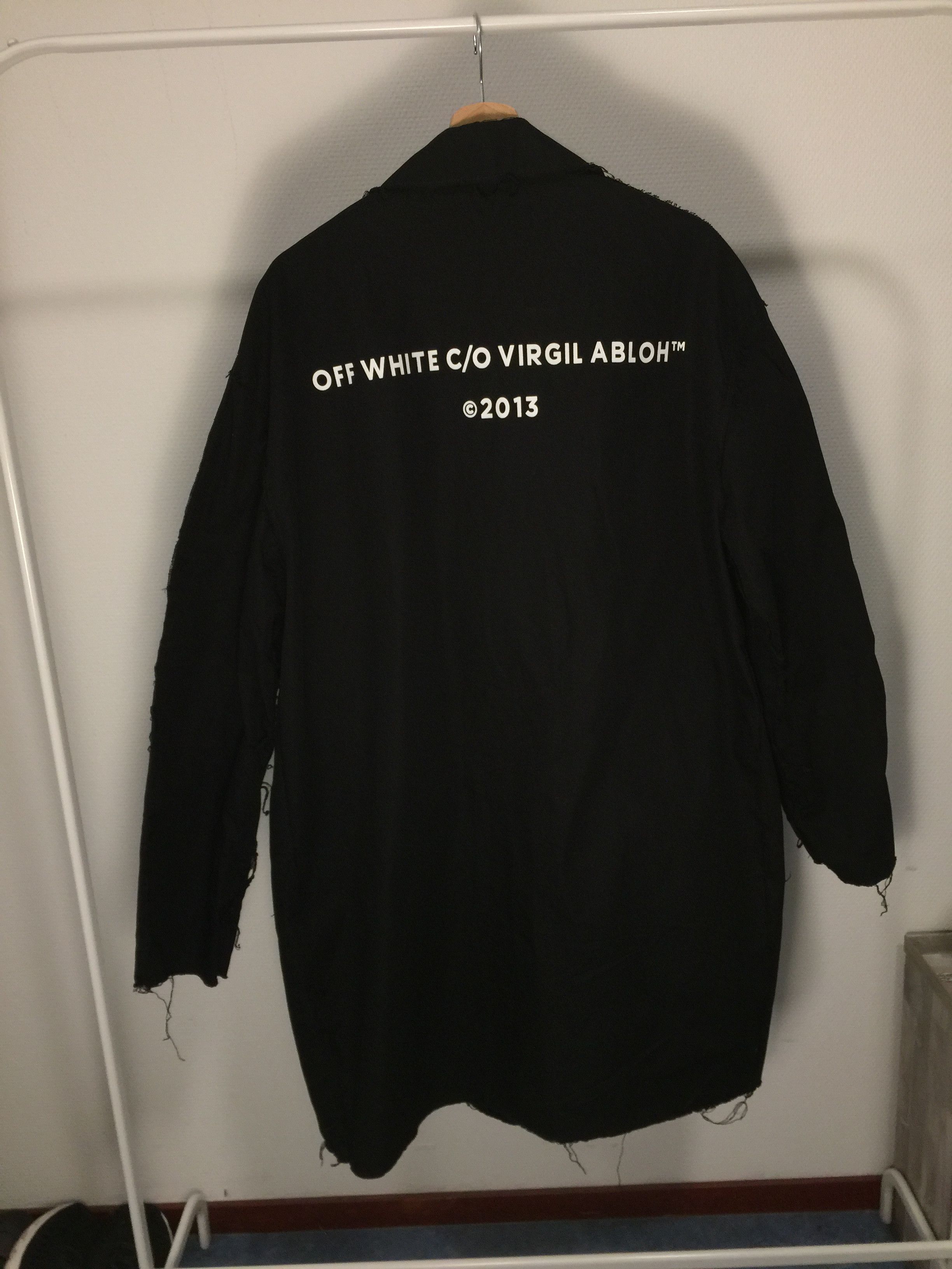 Off white work coat clearance