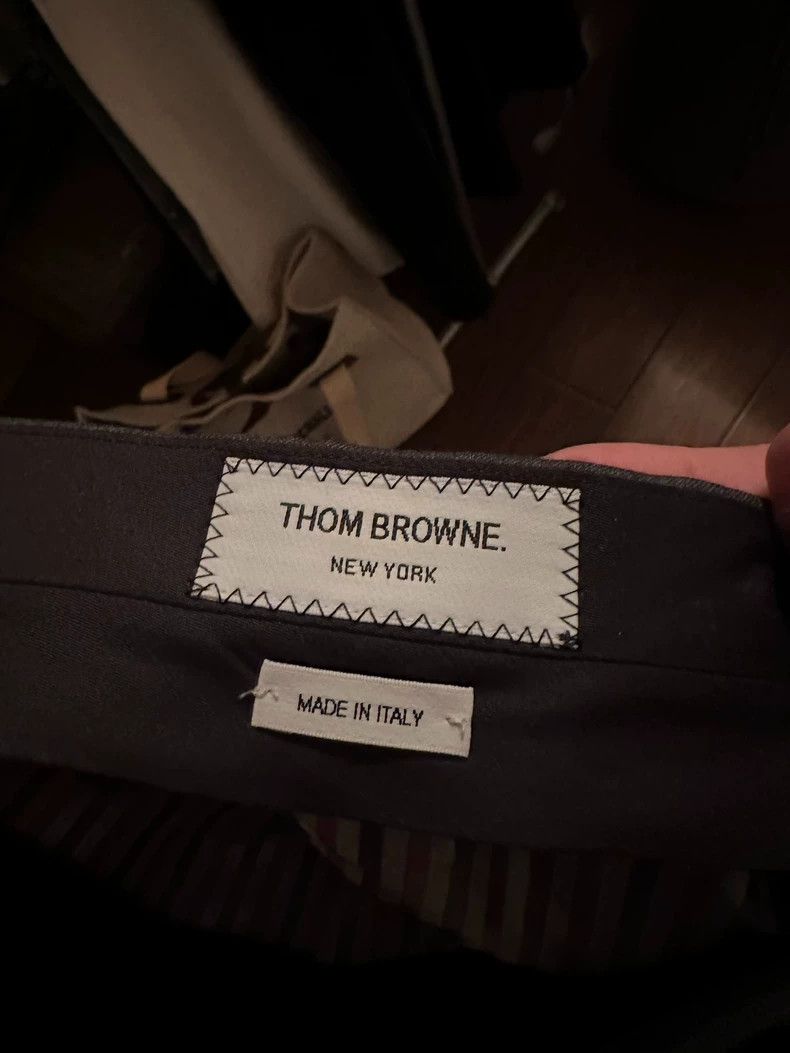 Thom Browne Long Pleated Skirt in Dark Gray - dmc