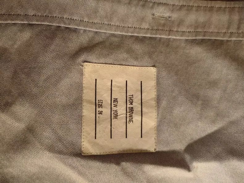 Thom Browne Thom Browne Long Sleeve Shirt for Sale - dmc Size US M / EU 48-50 / 2 - 3 Thumbnail
