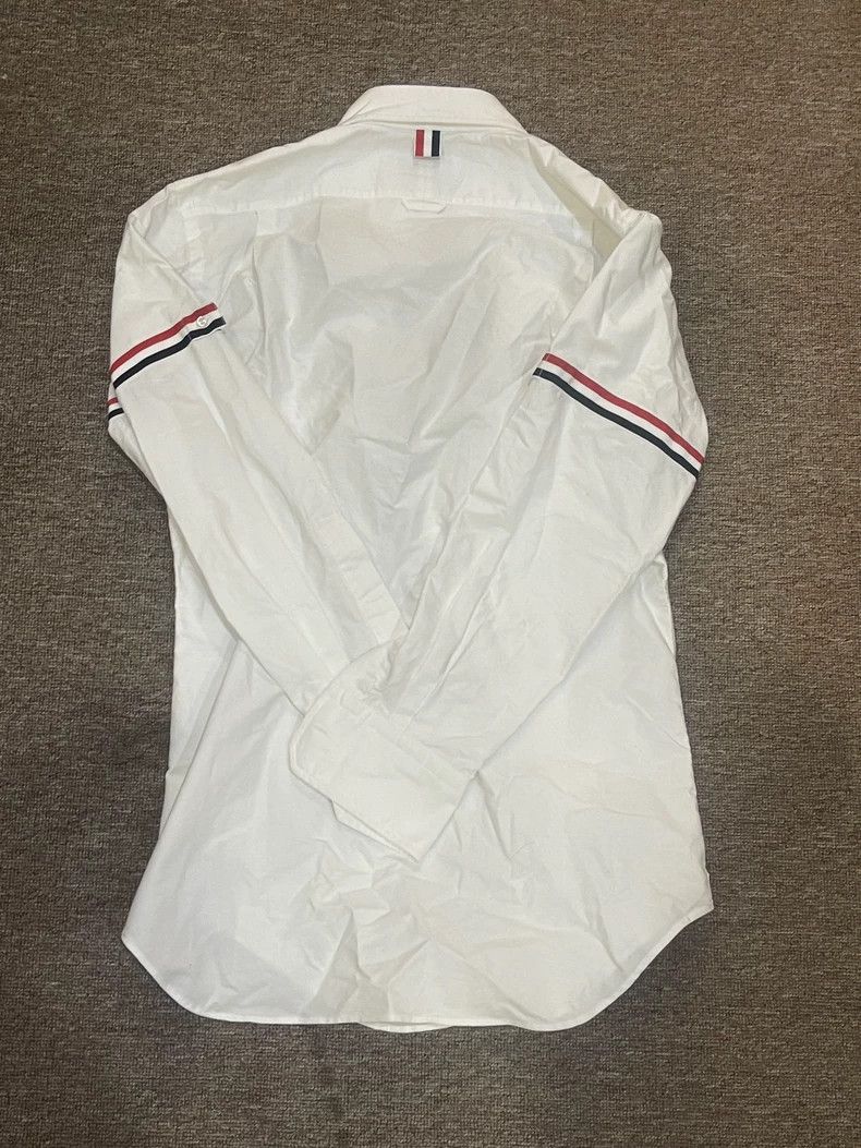 Thom Browne Thom Browne White Long Sleeve Shirt - dmc Size US M / EU 48-50 / 2 - 2 Thumbnail
