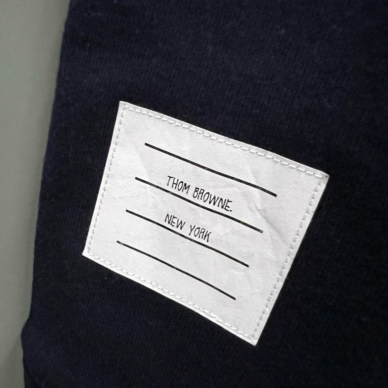 Thom Browne Thom Browne Navy Drawstring Skirt with Stripes - dmc Size US 38 / EU 54 - 2 Thumbnail