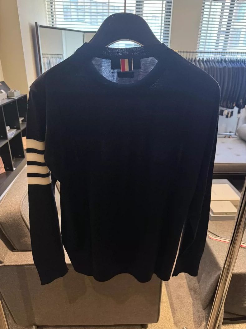 Thom Browne Thom Browne Classic Wool Pullover Sweater - dmc Size US S / EU 44-46 / 1 - 2 Thumbnail