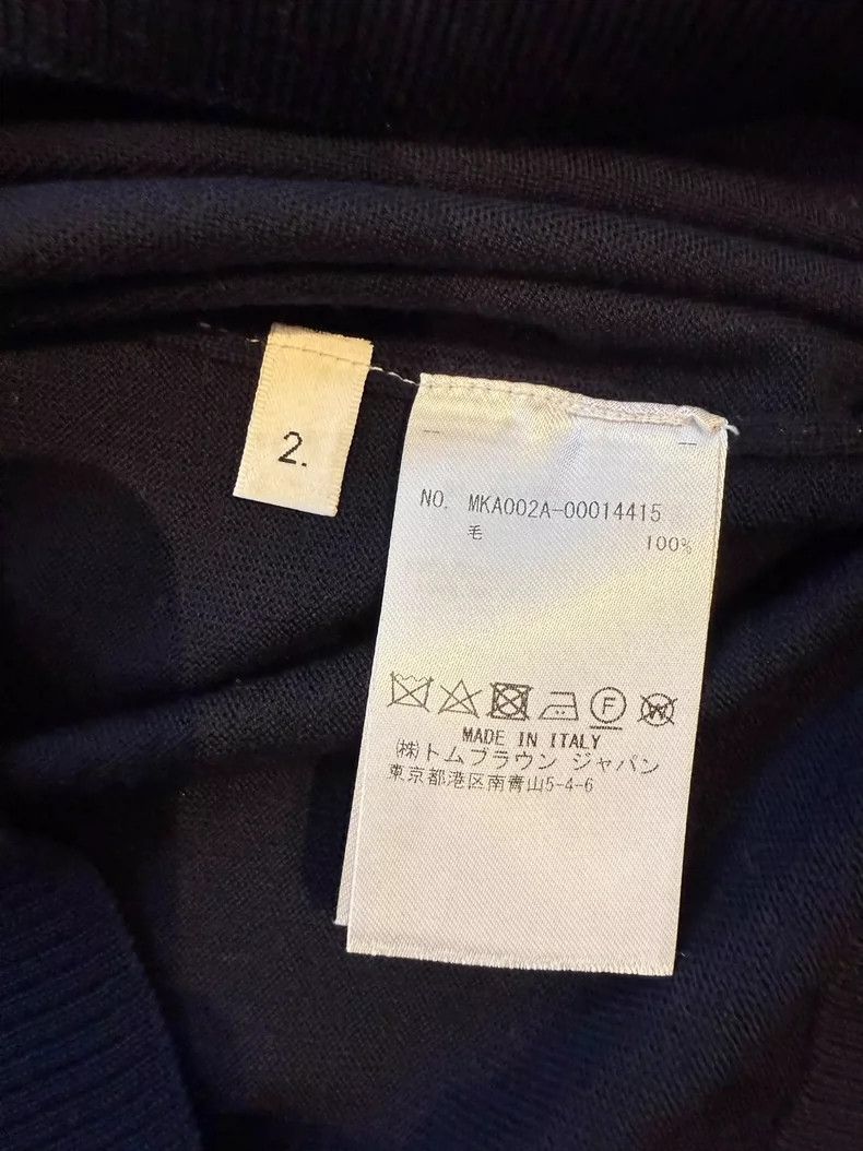 Thom Browne Thom Browne Classic Wool Pullover Sweater - dmc Size US S / EU 44-46 / 1 - 5 Thumbnail