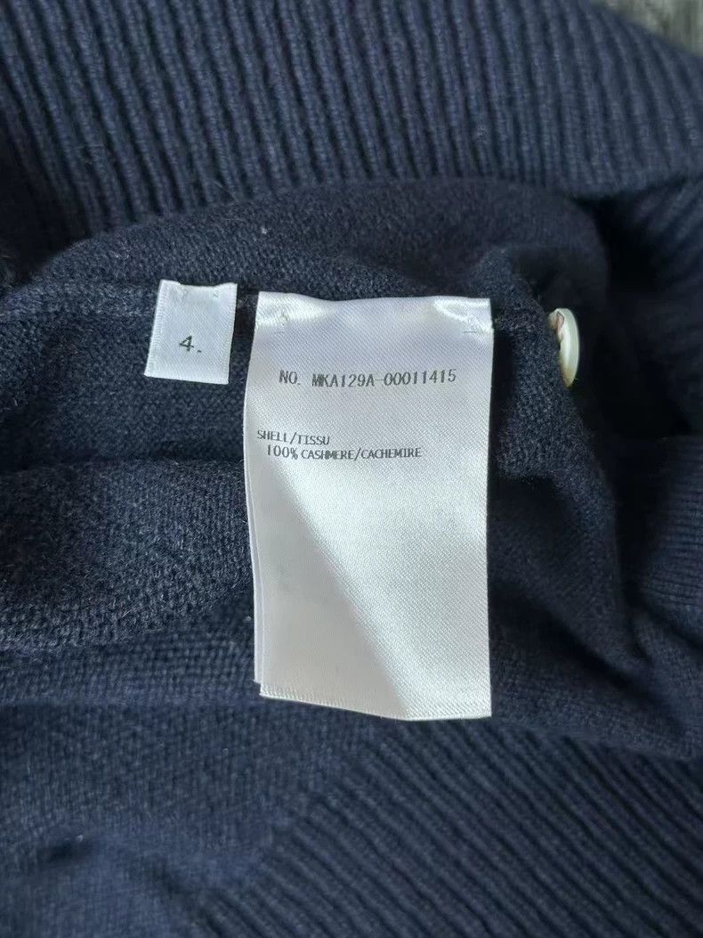 Thom Browne Thom Browne Cashmere Sweater with Racket Design - dmc Size US L / EU 52-54 / 3 - 4 Thumbnail