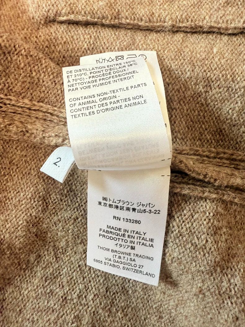 Thom Browne Thom Browne Wool Cardigan in Classic Colorway - dmc Size US M / EU 48-50 / 2 - 4 Thumbnail