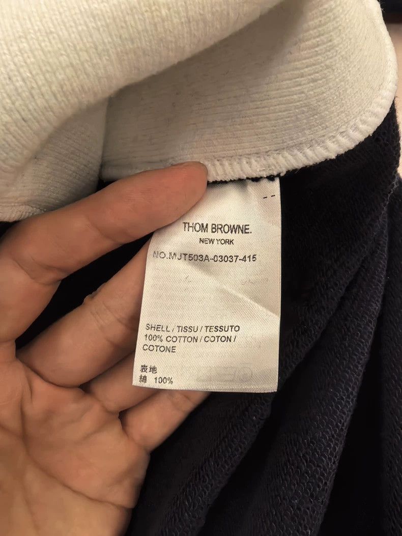 Thom Browne Thom Browne Color Block Half Zip Sweatshirt - dmc Size US S / EU 44-46 / 1 - 8 Thumbnail