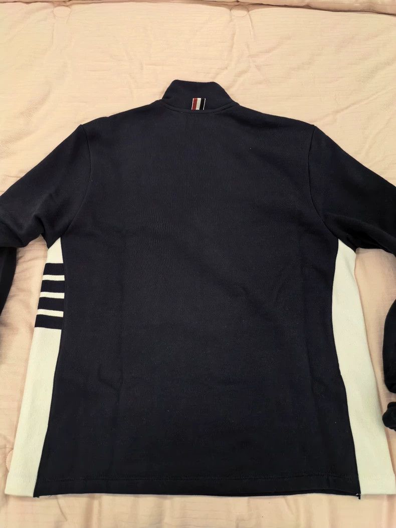 Thom Browne Thom Browne Color Block Half Zip Sweatshirt - dmc Size US S / EU 44-46 / 1 - 2 Thumbnail