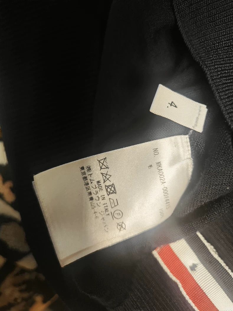 Thom Browne Thom Browne Black Wool Knit Sweater - dmc Size US S / EU 44-46 / 1 - 4 Thumbnail
