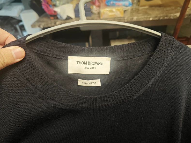 Thom Browne Thom Browne Black Wool Knit Sweater - dmc Size US S / EU 44-46 / 1 - 2 Thumbnail