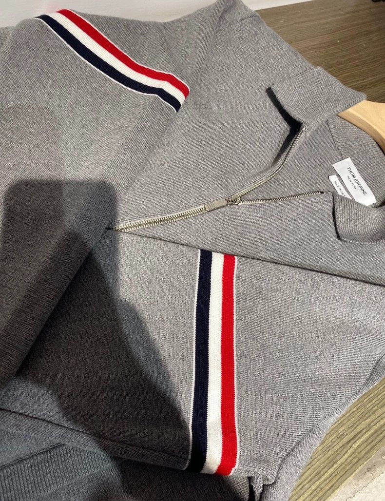 Thom Browne Thom Browne Colorful Zip Cardigan Sweater - dmc Size US S / EU 44-46 / 1 - 5 Thumbnail