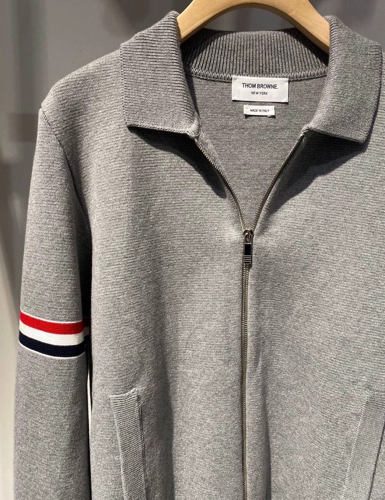 Thom Browne Thom Browne Colorful Zip Cardigan Sweater - dmc Size US S / EU 44-46 / 1 - 2 Thumbnail