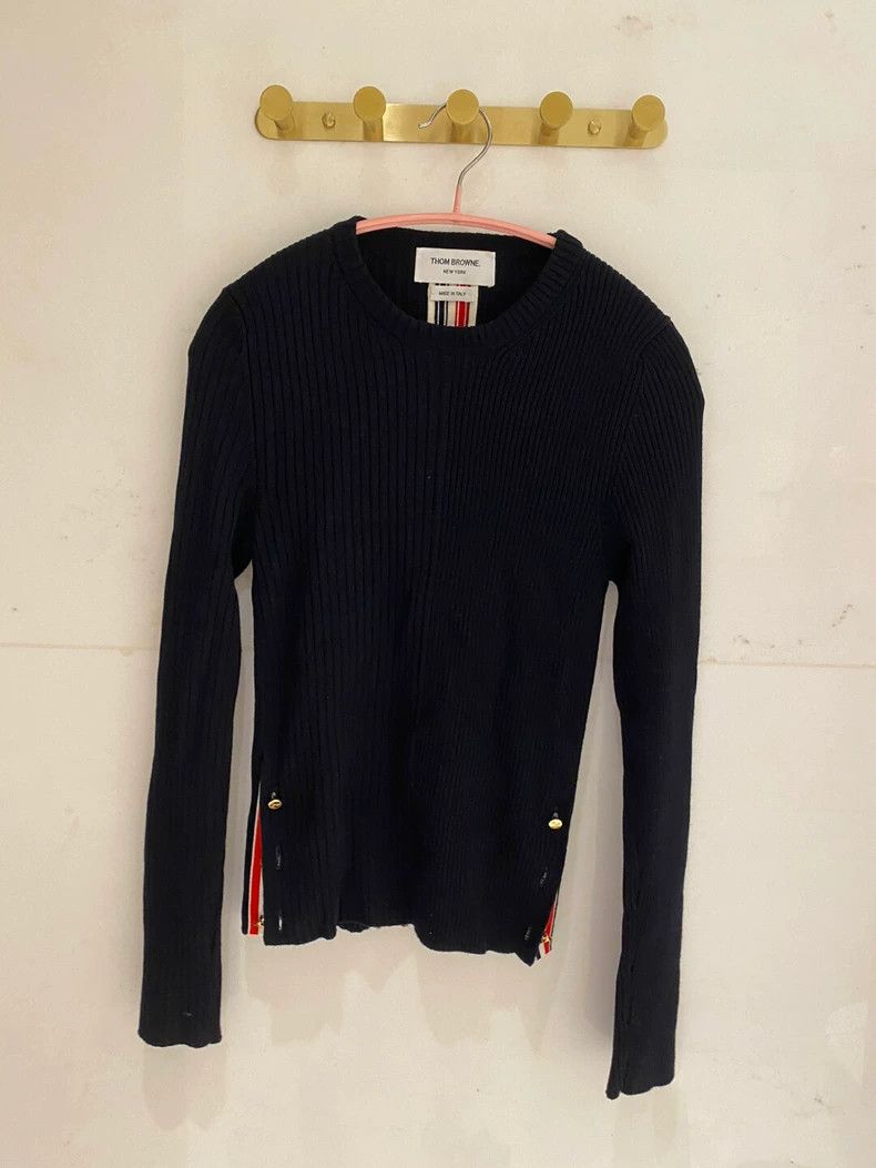Thom Browne Thom Browne Classic Wool Sweater Size 40 - dmc Size US S / EU 44-46 / 1 - 2 Thumbnail