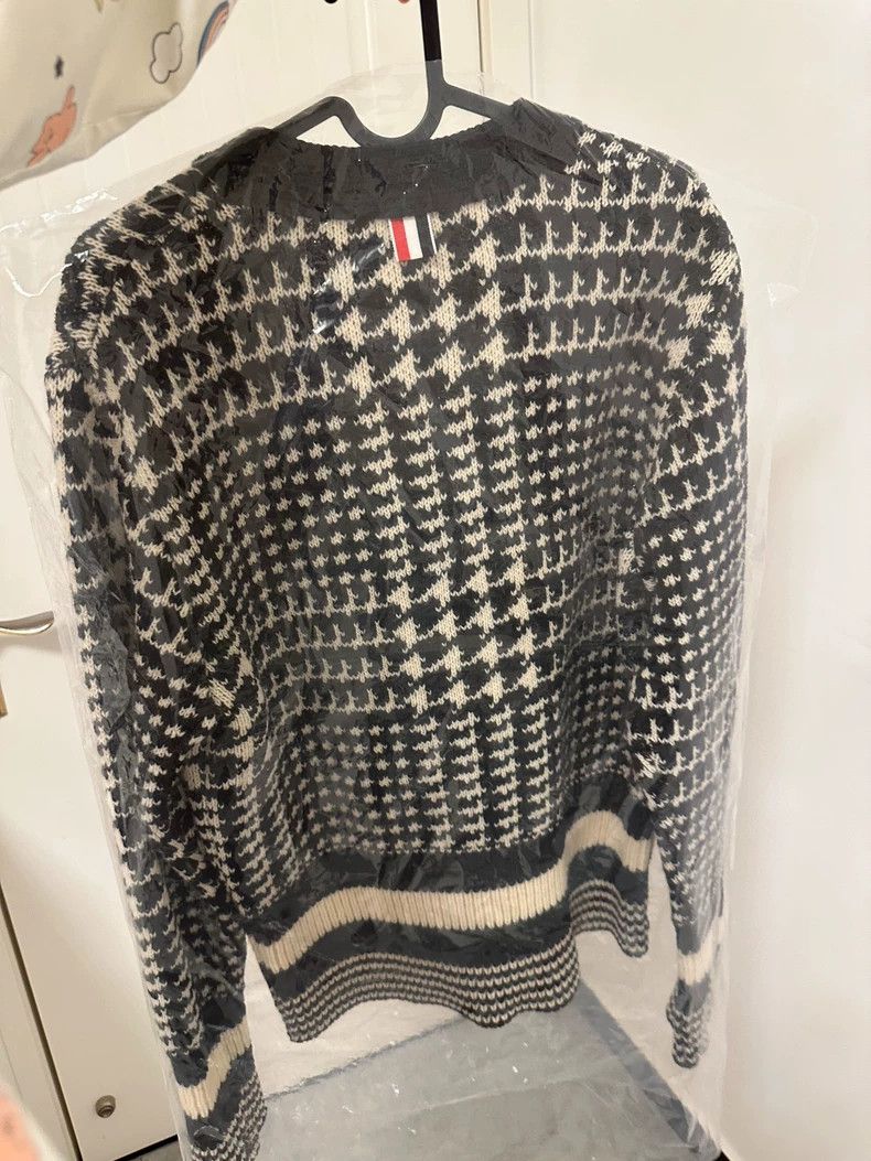 Thom Browne Thom Browne Classic Houndstooth Outerwear - dmc Size US M / EU 48-50 / 2 - 2 Thumbnail