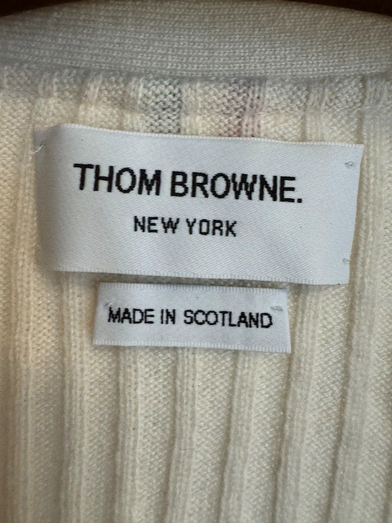 Thom Browne Thom Browne Colorful Wool Cardigan Sweater - dmc Size US L / EU 52-54 / 3 - 2 Thumbnail