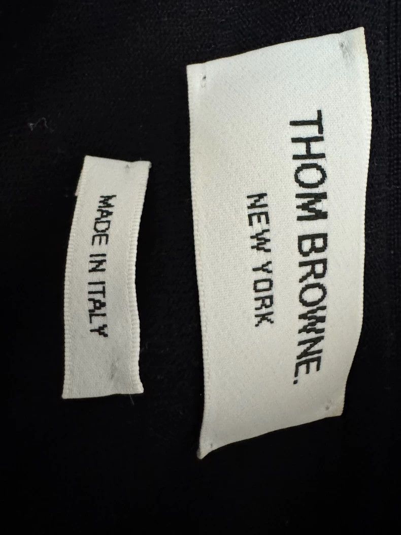 Thom Browne Thom Browne Blue White Wool Cardigan - dmc Size US M / EU 48-50 / 2 - 3 Thumbnail