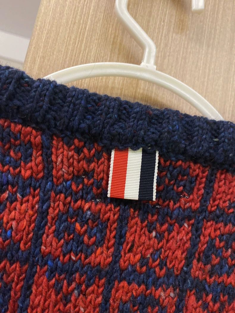 Thom Browne Thom Browne Knitted Sweater with Patterns - dmc Size US XS / EU 42 / 0 - 3 Thumbnail