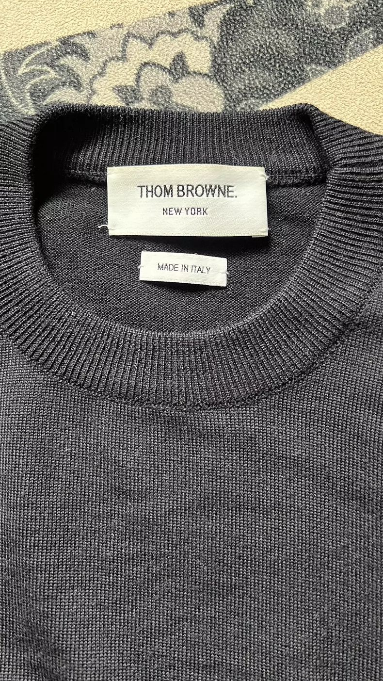Thom Browne Thom Browne Color-block Striped Knit Sweater - dmc Size US M / EU 48-50 / 2 - 8 Thumbnail