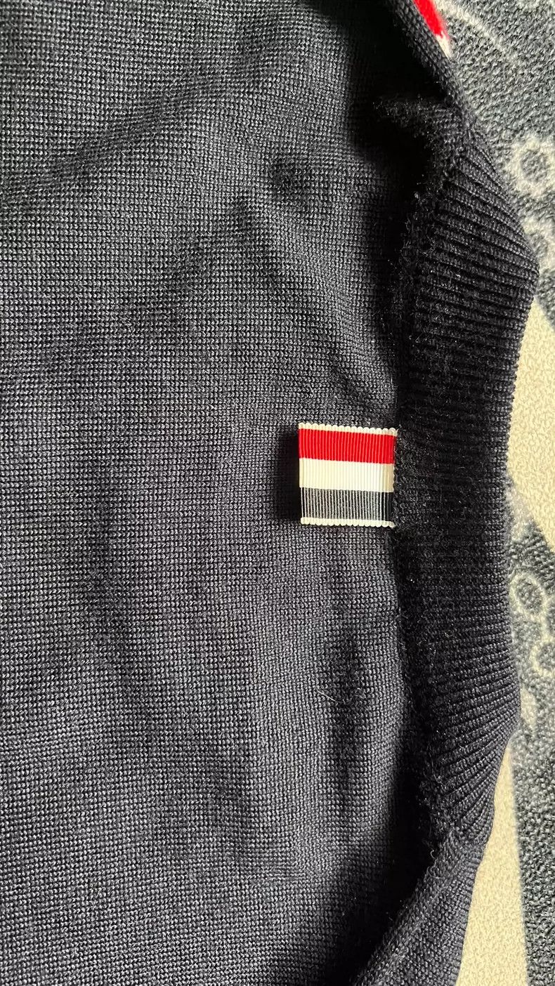 Thom Browne Thom Browne Color-block Striped Knit Sweater - dmc Size US M / EU 48-50 / 2 - 6 Thumbnail