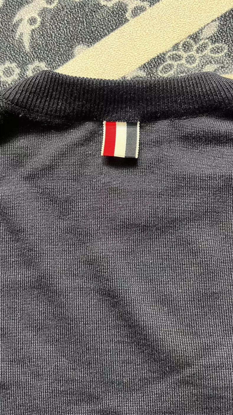 Thom Browne Thom Browne Color-block Striped Knit Sweater - dmc Size US M / EU 48-50 / 2 - 7 Thumbnail