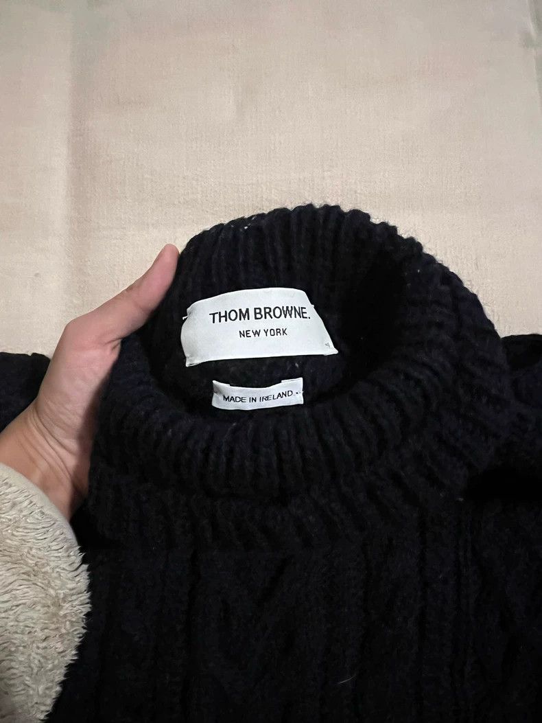 Thom Browne Thom Browne Knit Wool Turtleneck Sweater - dmc Size US S / EU 44-46 / 1 - 3 Thumbnail