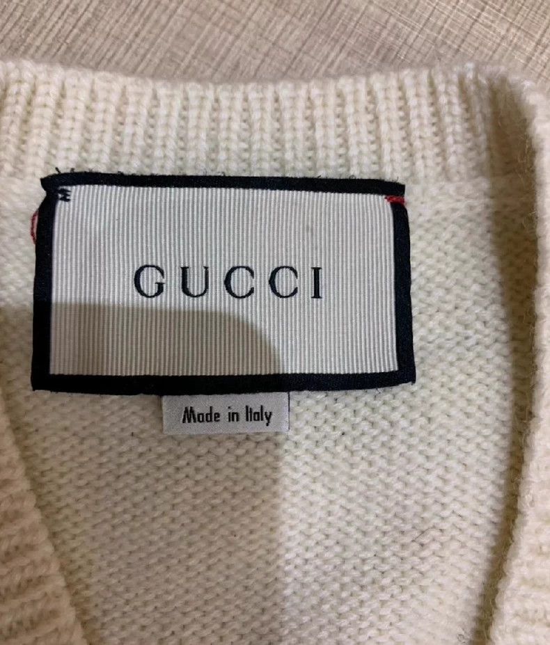 Gucci Gucci Knitted Sweater with Bee Design - dmc Size US XS / EU 42 / 0 - 3 Thumbnail