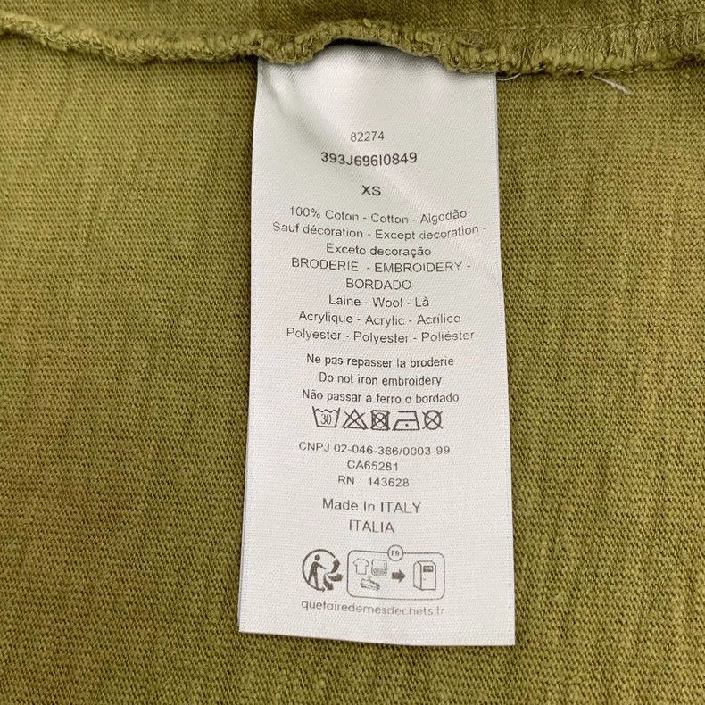 Dior Dior Olive Green Logo Floral T-Shirt - dmc Size US XS / EU 42 / 0 - 8 Thumbnail