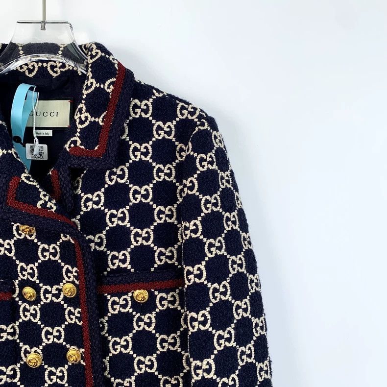 Gucci Gucci Long Sleeve Double-Breasted Coat - dmc Size US S / EU 44-46 / 1 - 3 Thumbnail