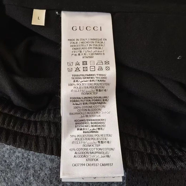 Gucci Gucci Men's Long Sleeve Zip Jacket Black - dmc Size US L / EU 52-54 / 3 - 4 Thumbnail