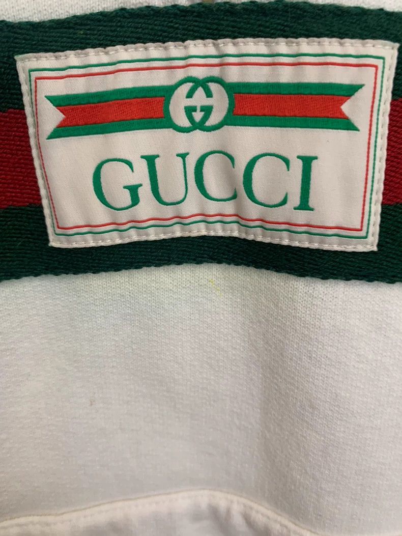 Gucci Gucci White Hoodie with Drawstring Hood - dmc Size US S / EU 44-46 / 1 - 2 Thumbnail