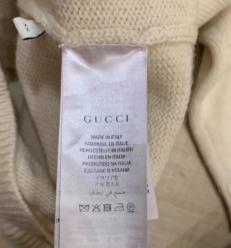 Gucci Gucci Bee Sweater with V-Neck Design - dmc Size US XS / EU 42 / 0 - 5 Thumbnail