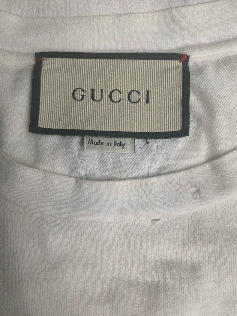 Gucci Classic Gucci White T-Shirt with Logo - dmc Size US XS / EU 42 / 0 - 3 Thumbnail