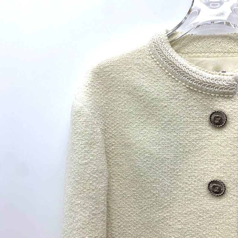 Gucci Beige Wool Cardigan with Button Closure - dmc Size US S / EU 44-46 / 1 - 3 Thumbnail