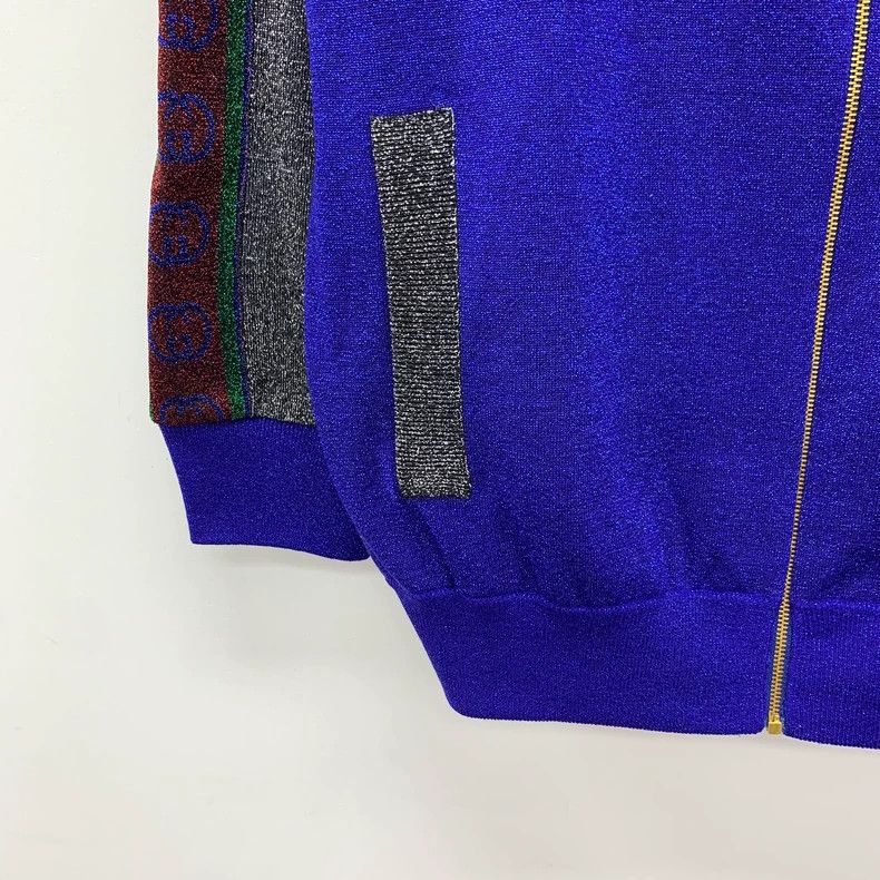 Gucci Gucci Color Block Wool Zip Jacket - dmc Size US XXS / EU 40 - 4 Thumbnail