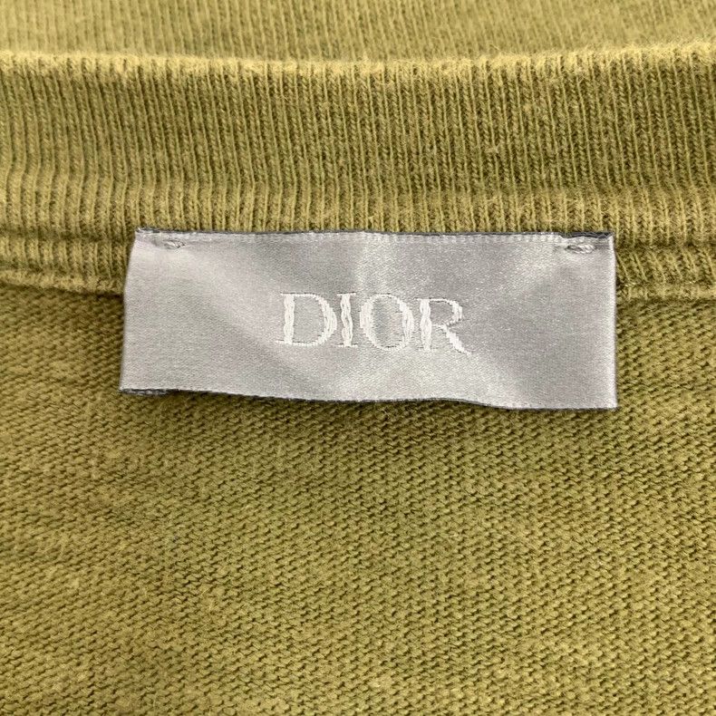 Dior Dior Green Floral Embroidered Cotton T-Shirt - dmc Size US XS / EU 42 / 0 - 6 Thumbnail