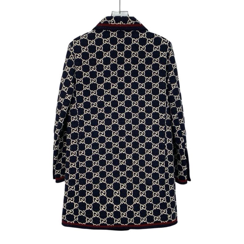 Gucci Gucci Long Sleeve Logo-Embroidered Coat - dmc Size US S / EU 44-46 / 1 - 2 Thumbnail