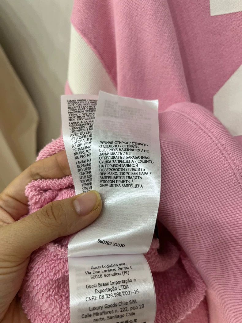 Gucci Gucci Pink Lettered Hoodie - dmc Size US M / EU 48-50 / 2 - 6 Thumbnail