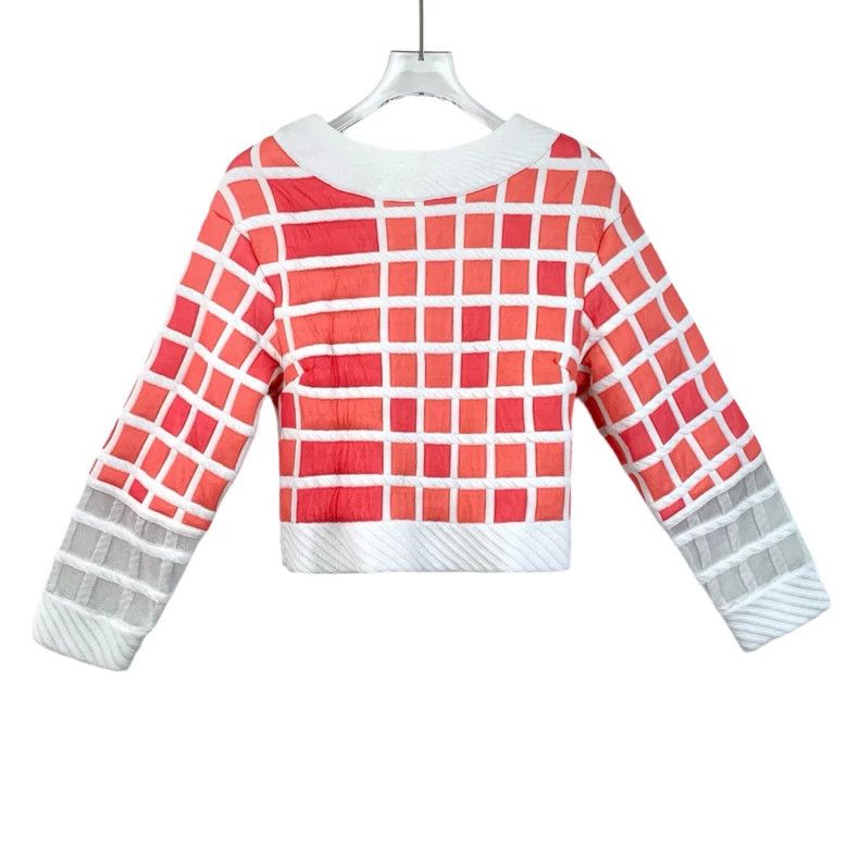 Chanel Chanel Color-Block Pearl Button Top - dmc Size US S / EU 44-46 / 1 - 2 Thumbnail