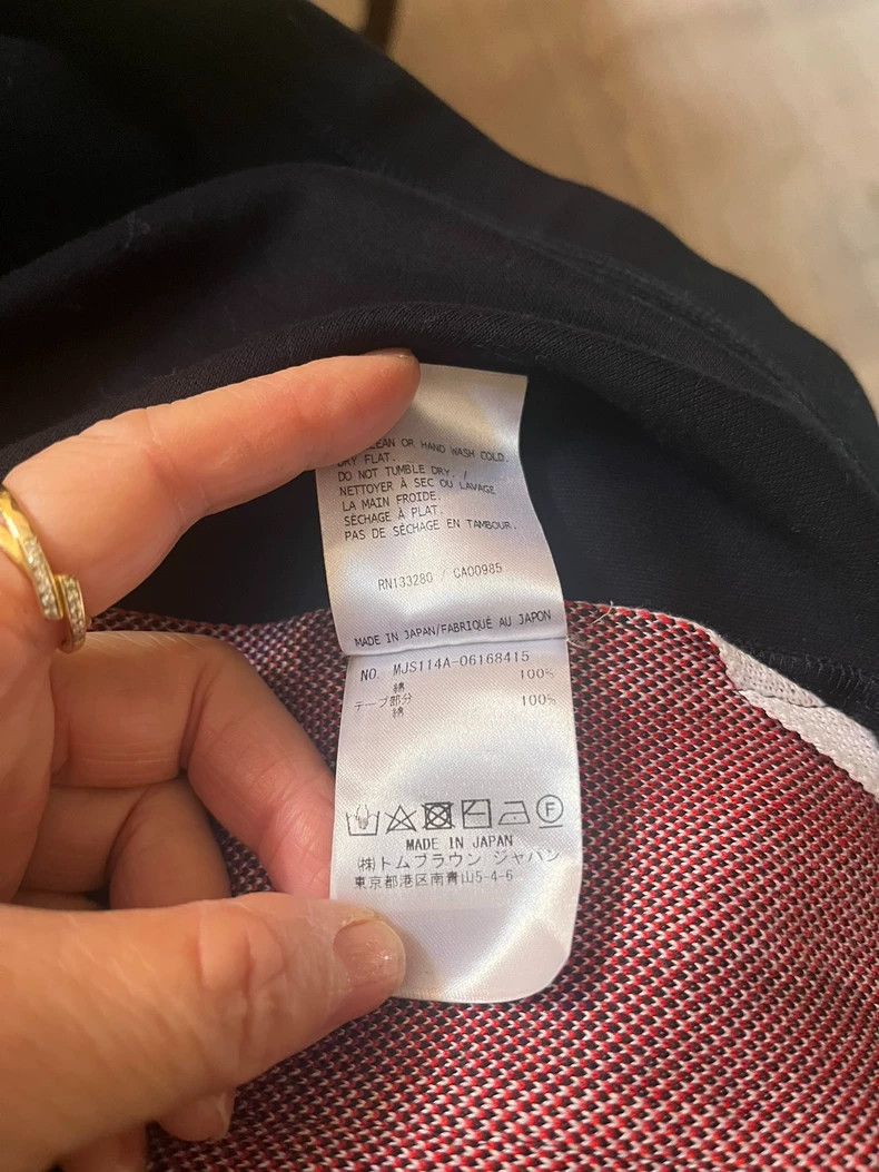 Thom Browne THOMBROWNE Short Sleeve T-Shirt with Stripes - dmc Size US XS / EU 42 / 0 - 5 Thumbnail