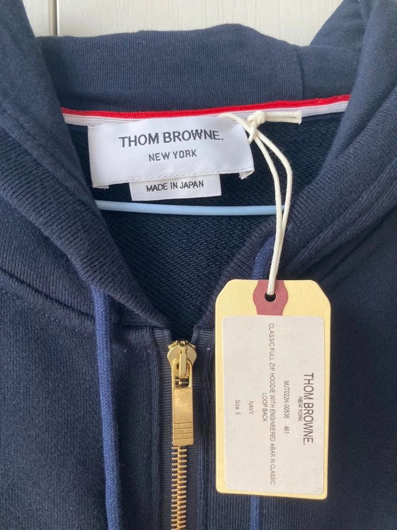 Thom Browne Thom Browne Classic Hooded Sweatshirt for Men - dmc Size US M / EU 48-50 / 2 - 3 Thumbnail