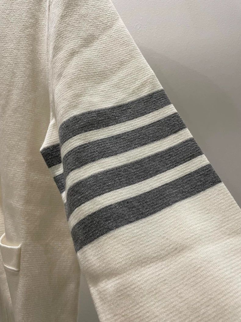 Thom Browne Thom Browne Logo Striped Cardigan Knitwear - dmc Size US M / EU 48-50 / 2 - 6 Thumbnail