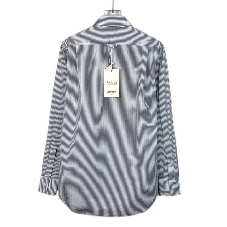 Thom Browne Thom Browne Striped Classic Oxford Shirt - dmc Size US S / EU 44-46 / 1 - 2 Thumbnail