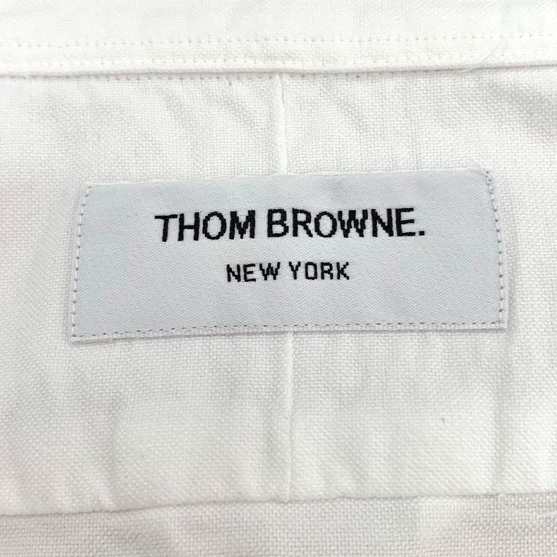 Thom Browne Thom Browne Oxford Shirt with Stripes - dmc Size US XS / EU 42 / 0 - 7 Thumbnail