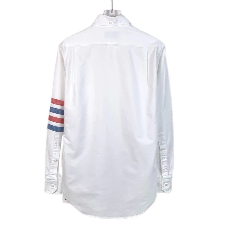 Thom Browne Thom Browne Oxford Shirt with Stripes - dmc Size US XS / EU 42 / 0 - 2 Thumbnail
